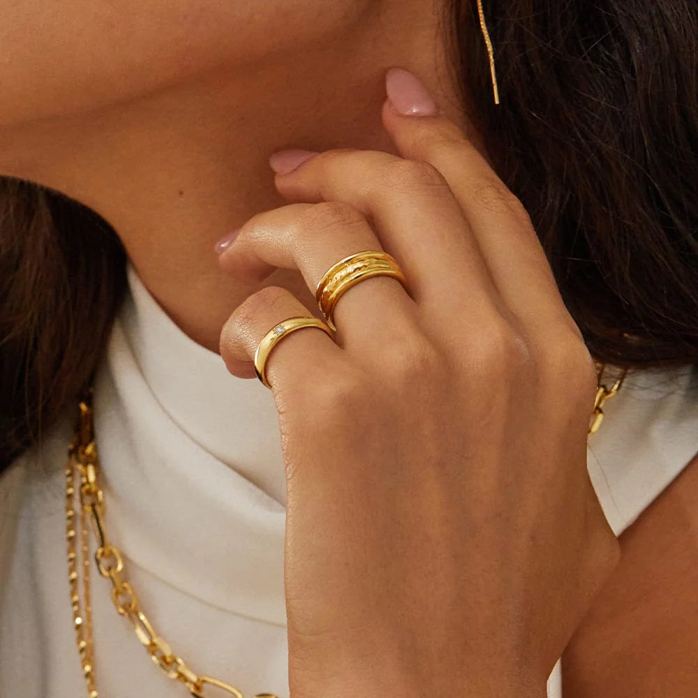 Daisy Shining Star Stacking Ring