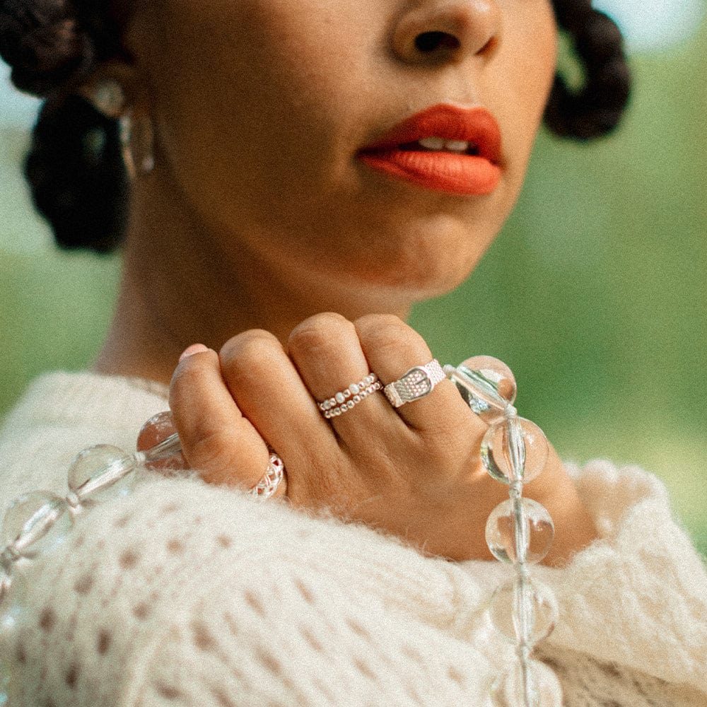 Daisy Shrimps Belt Ring