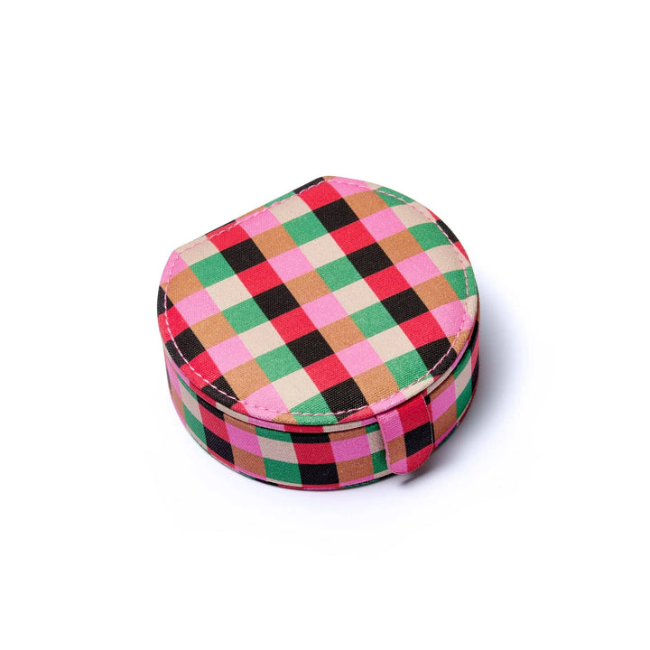 Daisy Shrimps Compact Pink Jewellery Case