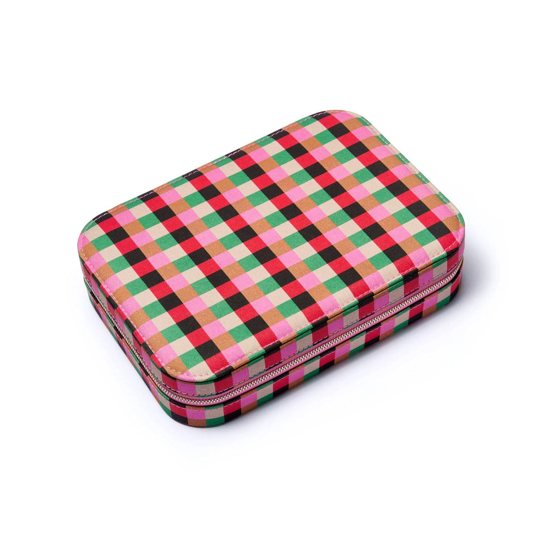 Daisy Shrimps Large Pink Jewellery Case