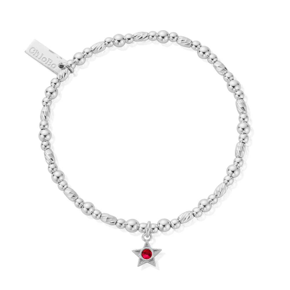 Chlobo 925 Sterling Silver Birthstone Bracelet image