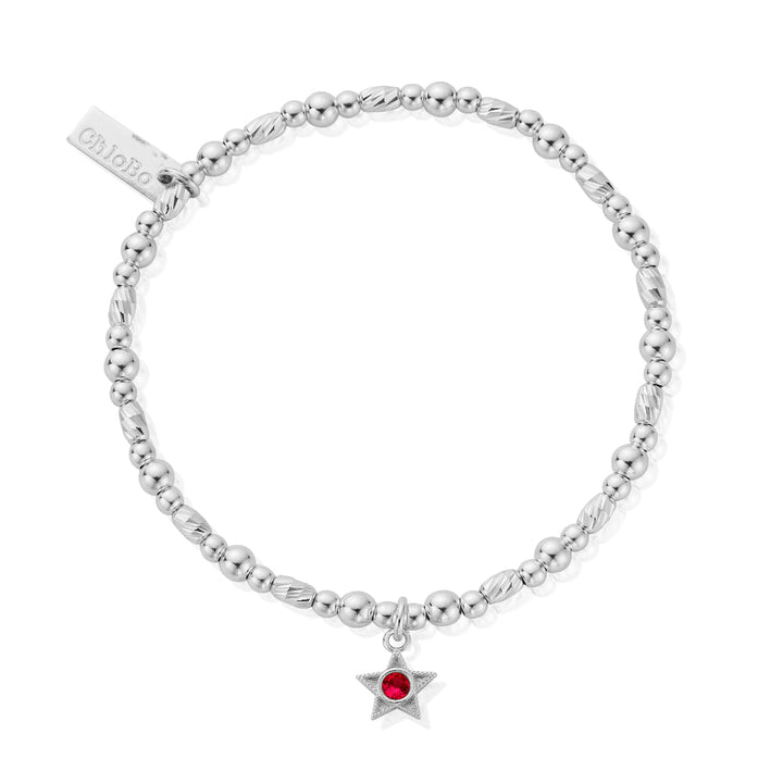 Chlobo 925 Sterling Silver Birthstone Bracelet image