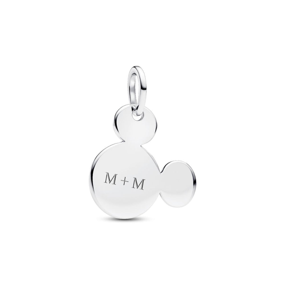 Sterling Silver Disney Engravable Mickey Mouse Dangle image 4