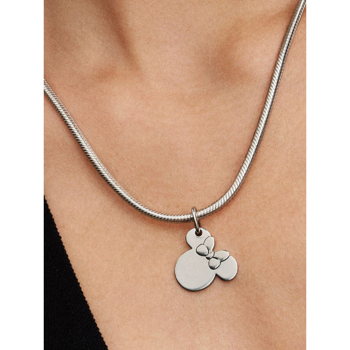 Sterling Silver Disney Engravable Minnie Mouse Dangle image 1