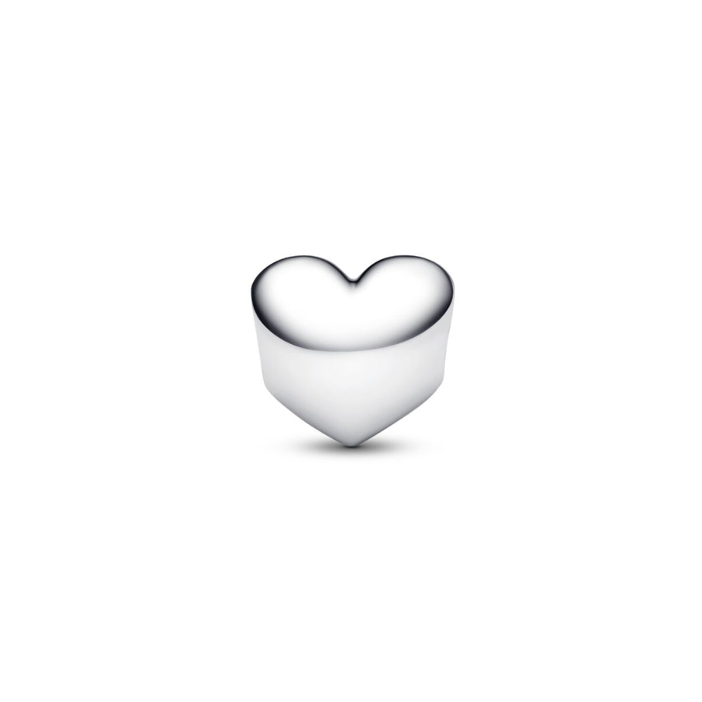 Sterling Silver Engravable Heart Royal Green Crystal Charm image 4