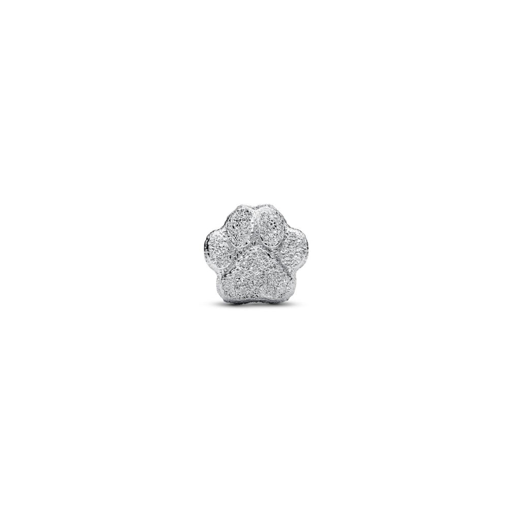 Sterling Silver Textured Paw Mini Charm image 5