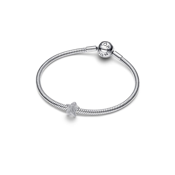 Sterling Silver Textured Star Mini Charm image 3