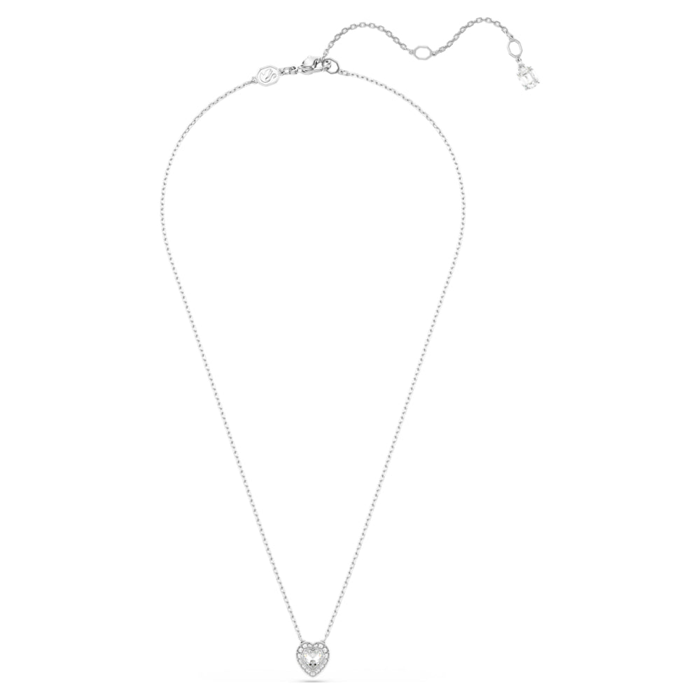 Swarovski Ariana Grande Tennis Mixed Cuts Heart Shaped White & Rhodium Plated Pendant - MococoSwarovski57208529009657208525Charms & Pendants