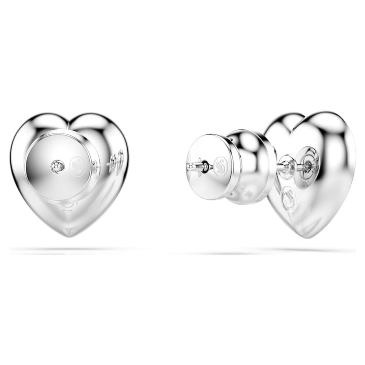Swarovski Ariana Grande Tennis Mixed Cuts Heart Shaped White & Rhodium Plated Stud Earrings - MococoSwarovski57208599009657208594Earrings