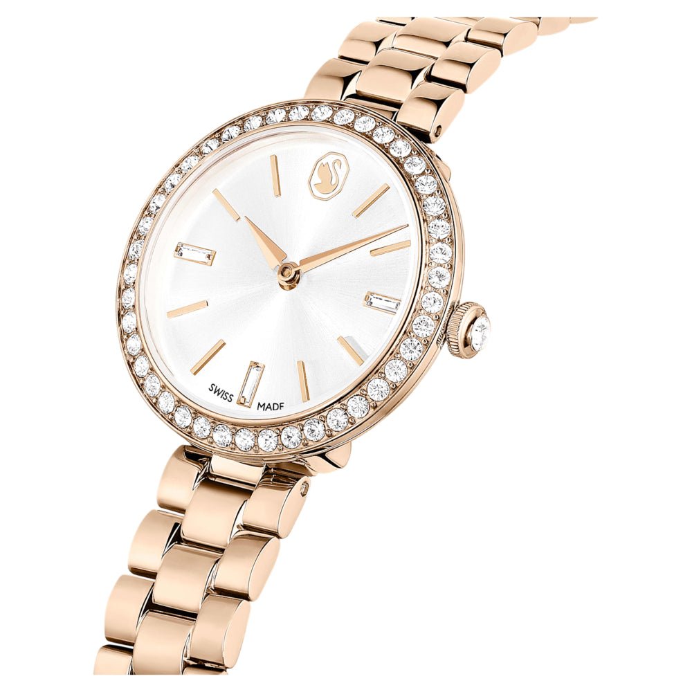 Swarovski Certa Swiss Made Metal Bracelet Champagne Gold - Tone Finish Watch - MococoSwarovski56730139009656730133Watches and Accessories