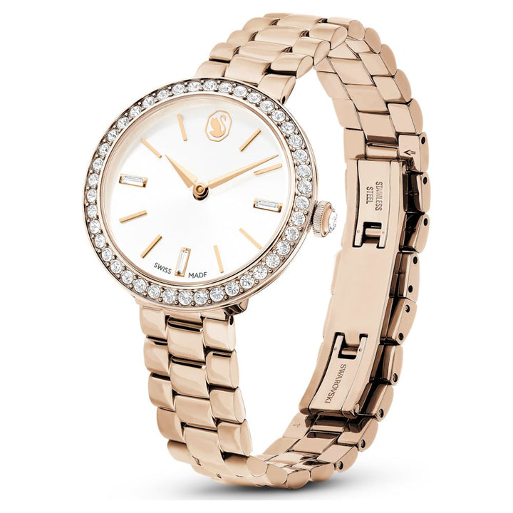 Swarovski Certa Swiss Made Metal Bracelet Champagne Gold - Tone Finish Watch - MococoSwarovski56730139009656730133Watches and Accessories