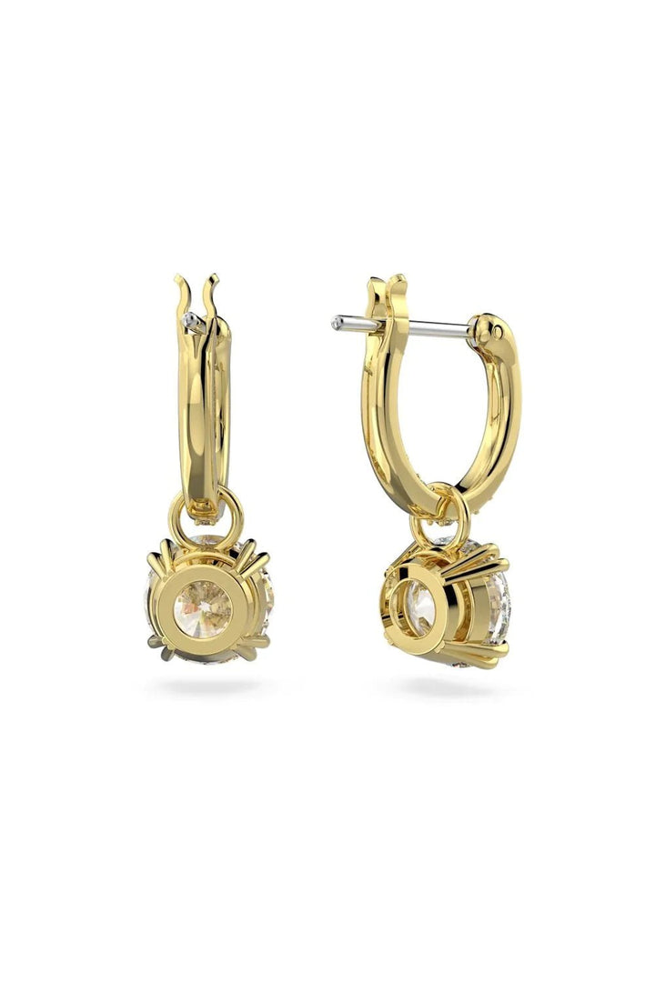 Swarovski Constella Round Cut Gold Necklace & Earrings Set - MococoSwarovskiJewellery Sets