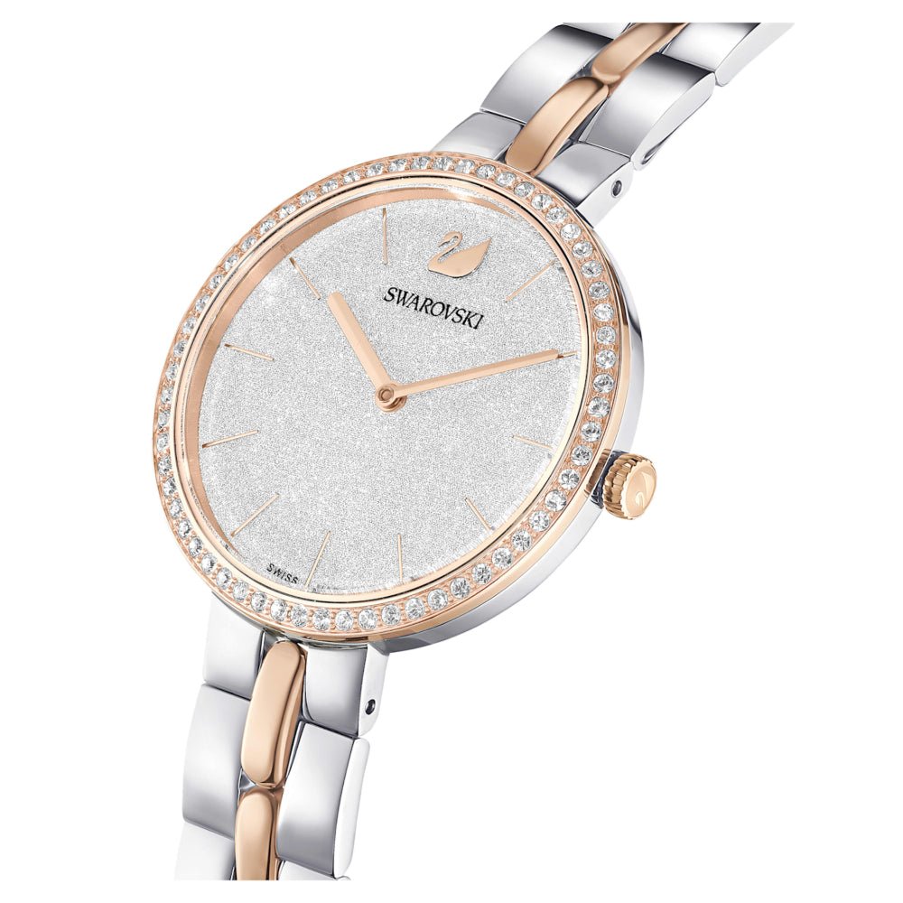 Swarovski Cosmopolitan Swiss Made Mixed Metal Finish Rose Gold Tone Watch - MococoSwarovski56440819009656440810Watches and Accessories
