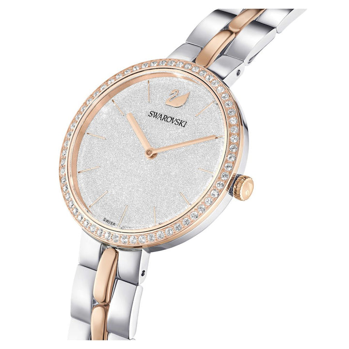 Swarovski Cosmopolitan Swiss Made Mixed Metal Finish Rose Gold Tone Watch - MococoSwarovski56440819009656440810Watches and Accessories