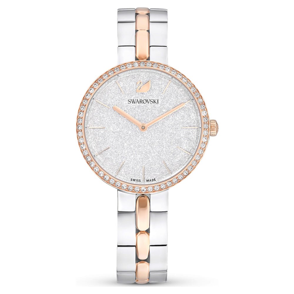 Swarovski Cosmopolitan Swiss Made Mixed Metal Finish Rose Gold Tone Watch - MococoSwarovski56440819009656440810Watches and Accessories