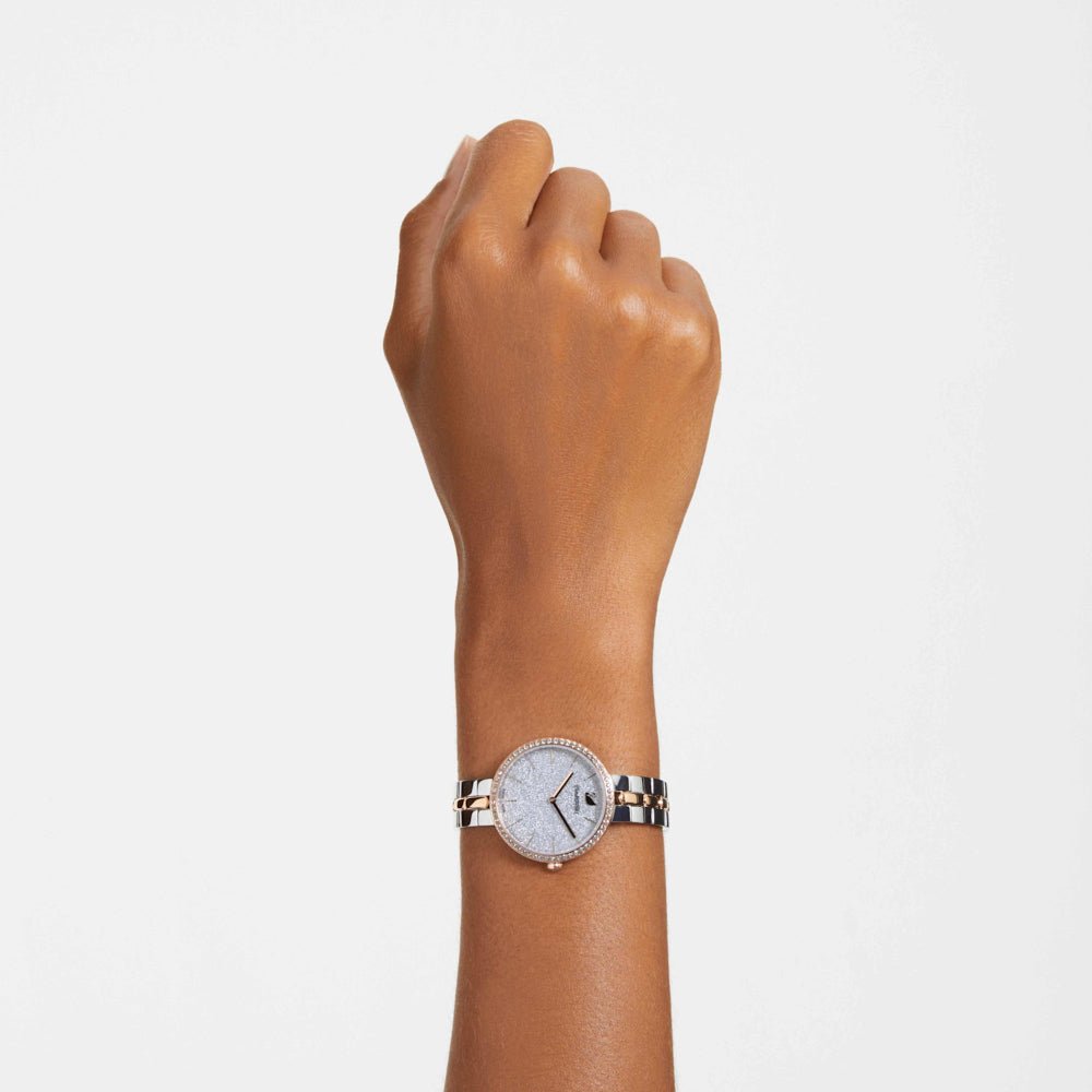 Swarovski Cosmopolitan Swiss Made Mixed Metal Finish Rose Gold Tone Watch - MococoSwarovski56440819009656440810Watches and Accessories