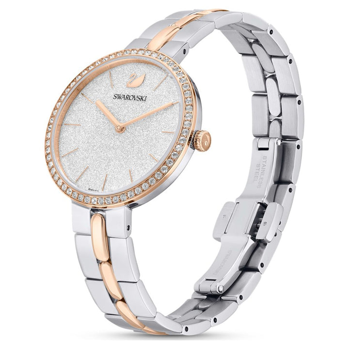 Swarovski Cosmopolitan Swiss Made Mixed Metal Finish Rose Gold Tone Watch - MococoSwarovski56440819009656440810Watches and Accessories
