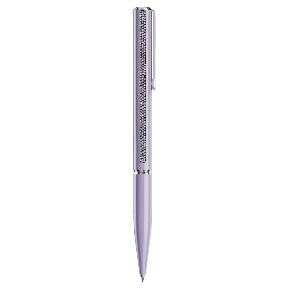 Swarovski Crystal Shimmer Glide Purple Lacquered Chrome Plated Ballpoint Pen - MococoSwarovski57077079009657077077Pens