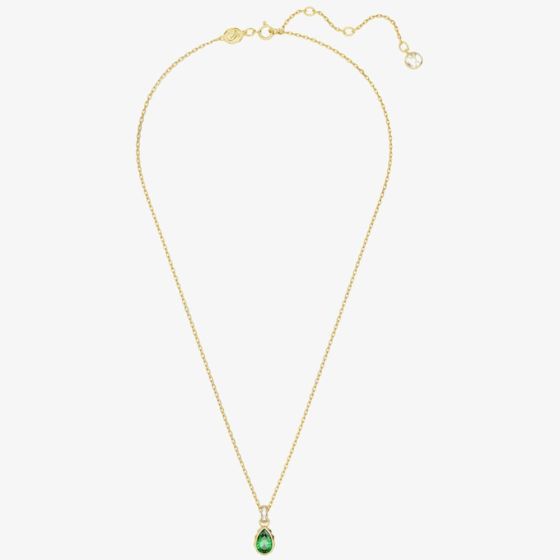 Swarovski Gold Chroma Green Necklace and Earrings Set - MococoSwarovski56845079009656845073Jewellery Sets
