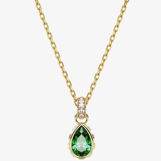 Swarovski Gold Chroma Green Necklace and Earrings Set - MococoSwarovski56845079009656845073Jewellery Sets