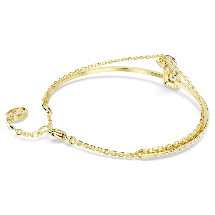 Swarovski Gold Chroma Heart Bangle - MococoSwarovski56838359009656838358Bracelets