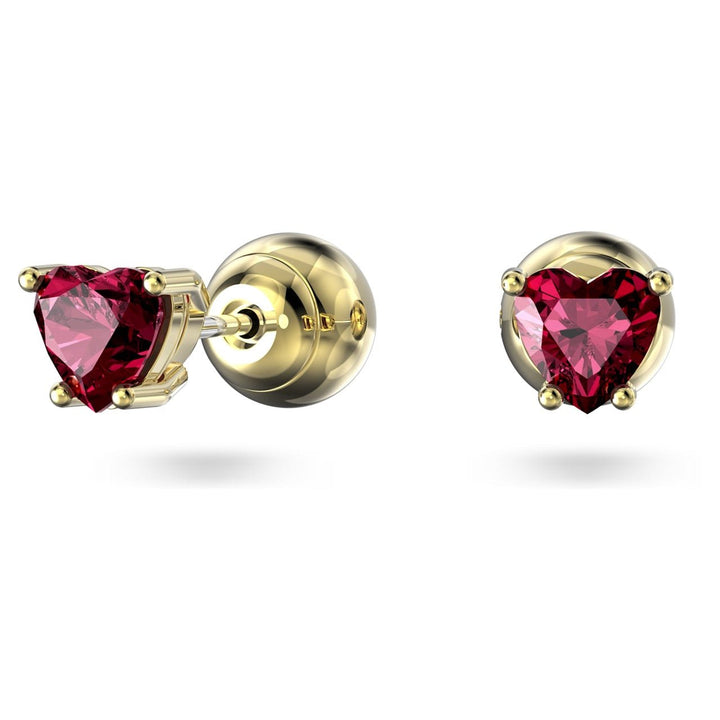 Swarovski Gold Chroma Heart Stud Earrings - MococoSwarovski56391339009656391334Earrings