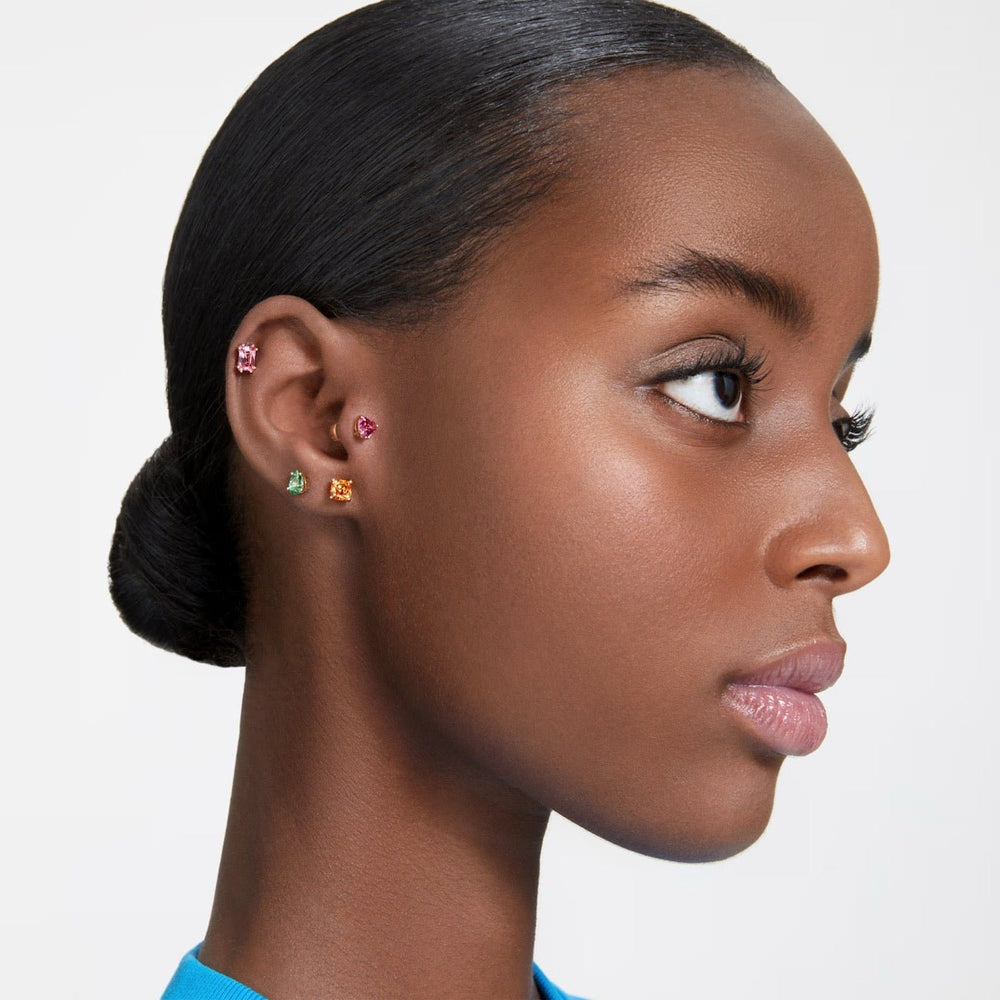 Swarovski Gold Chroma Heart Stud Earrings - MococoSwarovski56391339009656391334Earrings