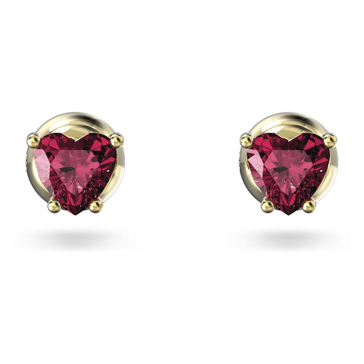 Swarovski Gold Chroma Heart Stud Earrings - MococoSwarovski56391339009656391334Earrings