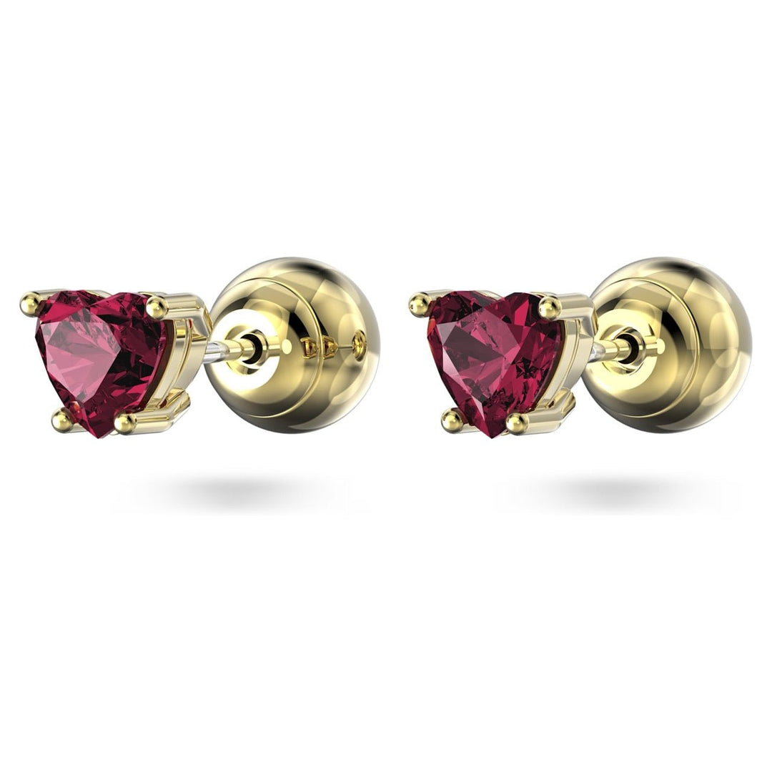 Swarovski Gold Chroma Heart Stud Earrings - MococoSwarovski56391339009656391334Earrings