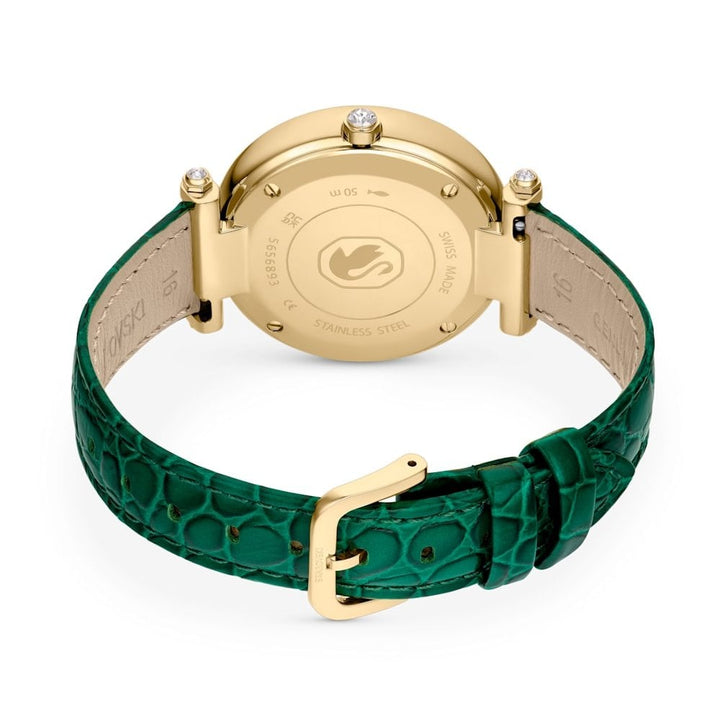 Swarovski Gold Crystalline Wonder Green Leather Watch - MococoSwarovski56568939009656568934Watches and Accessories