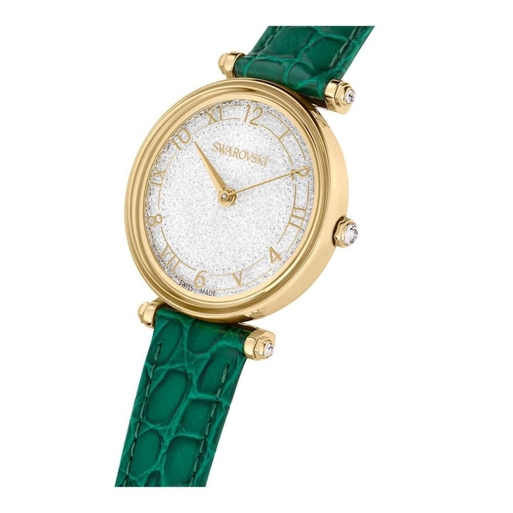 Swarovski Gold Crystalline Wonder Green Leather Watch - MococoSwarovski56568939009656568934Watches and Accessories