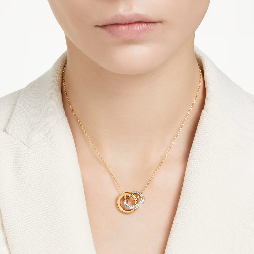 Swarovski Gold Dextera Interlocking Necklace - MococoSwarovski56688209009656688205Necklaces