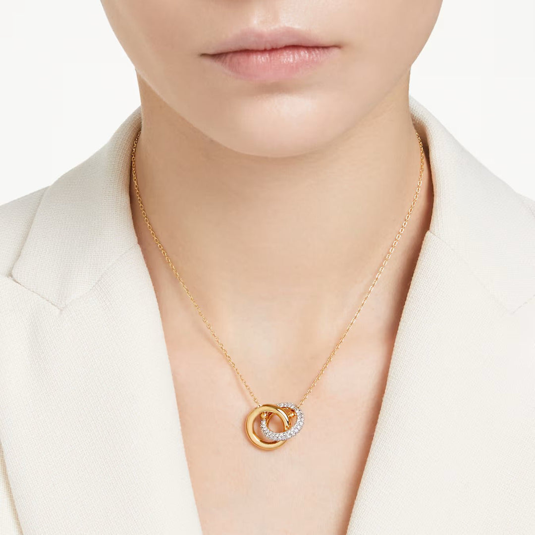 Swarovski Gold Dextera Interlocking Necklace - MococoSwarovski56688209009656688205Necklaces
