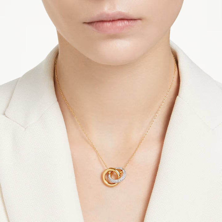 Swarovski Gold Dextera Interlocking Necklace - MococoSwarovski56688209009656688205Necklaces