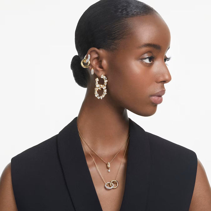Swarovski Gold Dextera Interlocking Necklace - MococoSwarovski56688209009656688205Necklaces