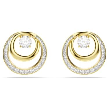 Swarovski Gold Hyperbola Round Cut Stud Earrings - MococoSwarovski57404079009657404071Earrings