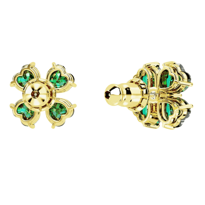 Swarovski Gold Idyllia Green Clover Earrings - MococoSwarovski56662369009656662366Earrings