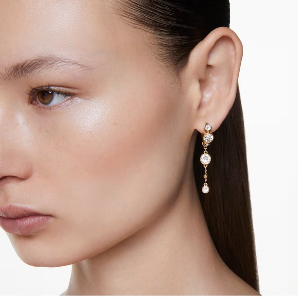 Swarovski Gold Imber Round Cut Dangle Earrings - MococoSwarovski56800979009656800973Earrings