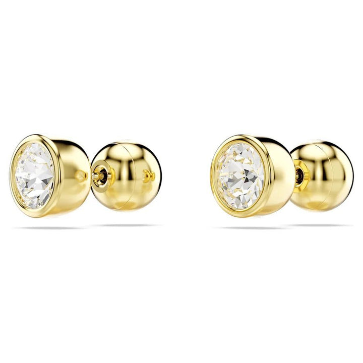 Swarovski Gold Imber Round Cut Stud Earrings - MococoSwarovski56815529009656815526Earrings