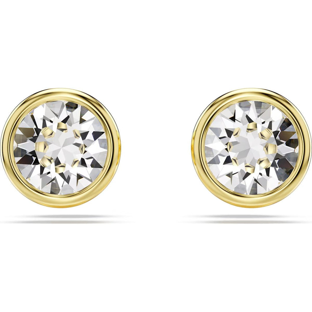 Swarovski Gold Imber Round Cut Stud Earrings - MococoSwarovski56815529009656815526Earrings