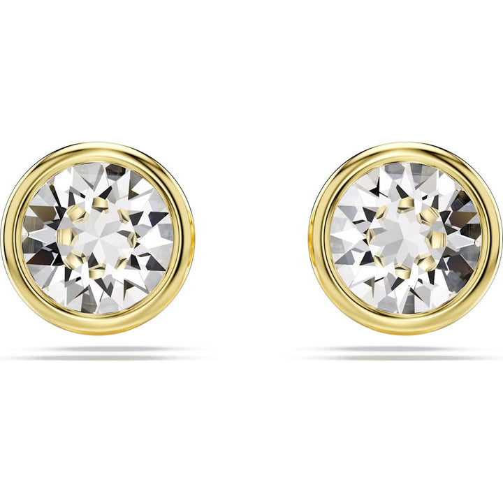 Swarovski Gold Imber Round Cut Stud Earrings - MococoSwarovski56815529009656815526Earrings
