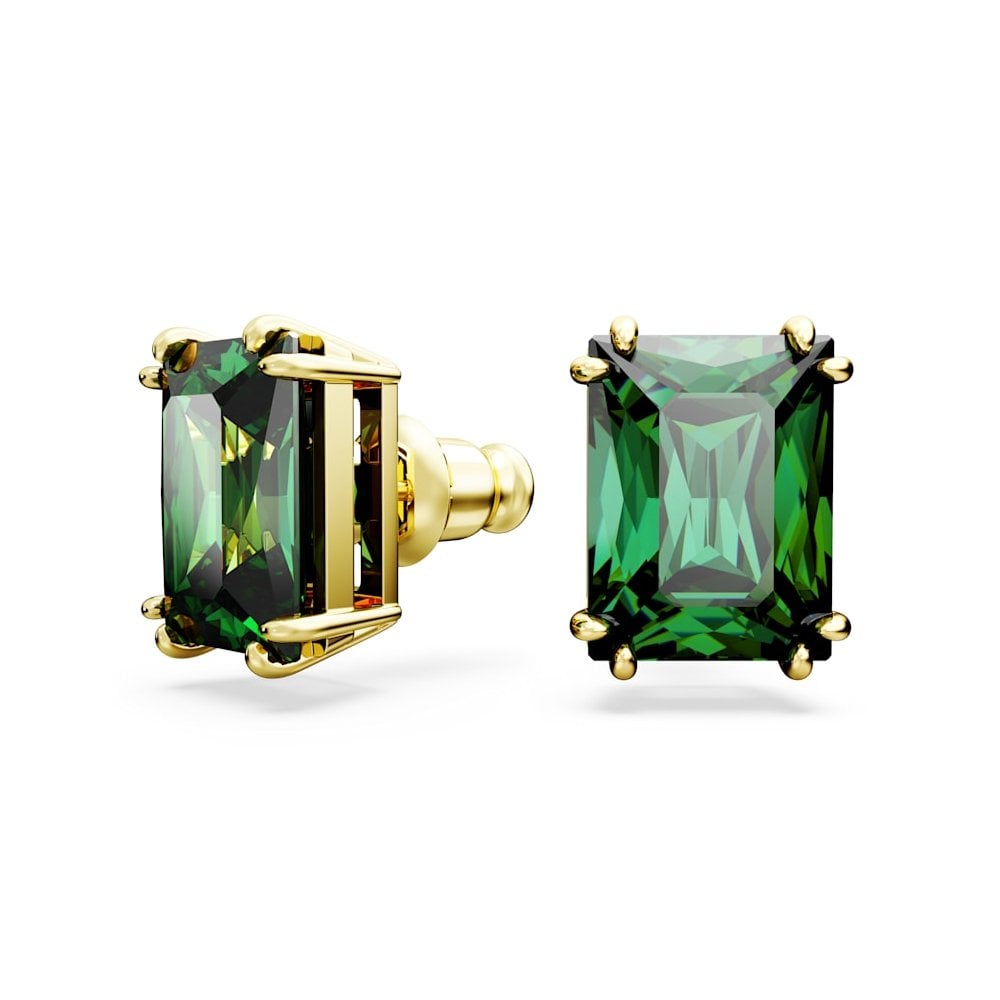 Swarovski Gold Stilla Green Stud Earrings - MococoSwarovski56771429009656771426Earrings
