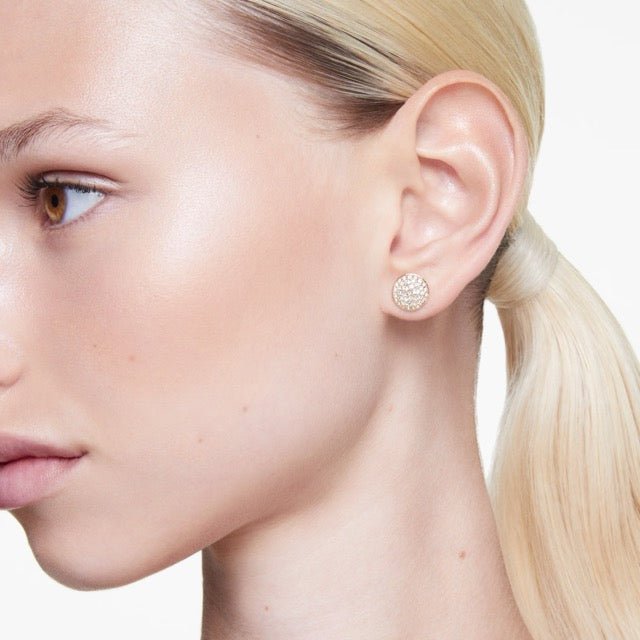 Swarovski Gold Sublima Stud Earrings - MococoSwarovski56834449009656834442Earrings
