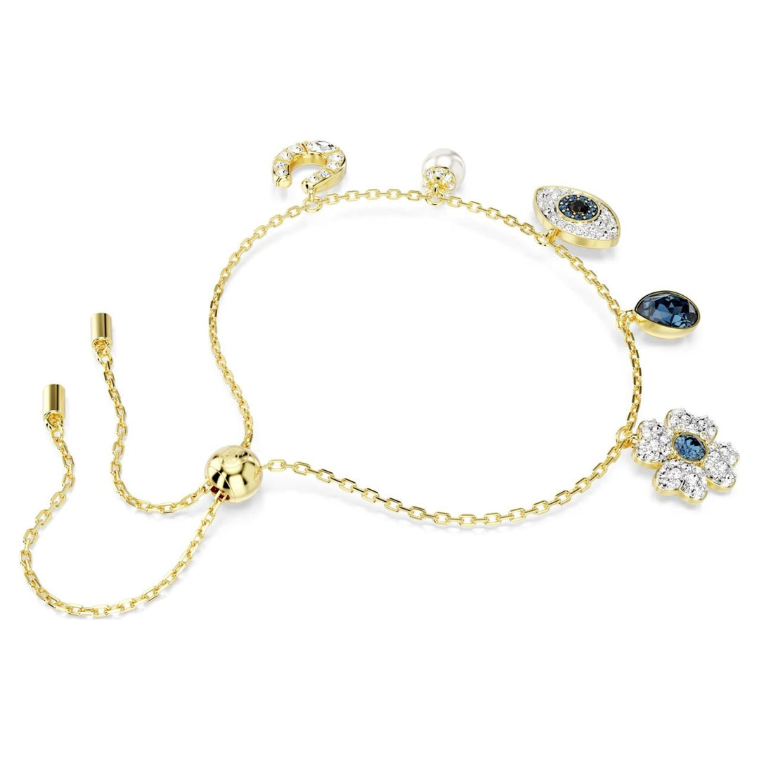 Swarovski Gold Symbolica Evil Eye Bracelet – Mococo