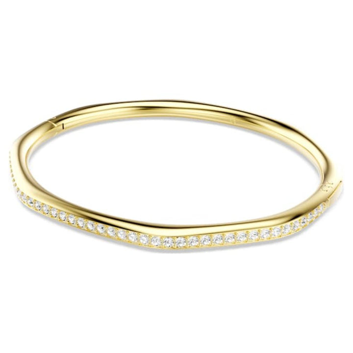Swarovski Gold - Tone Plated Octagon Shape Round Cut White Dextera Bangle - MococoSwarovski57245809009657245810Bracelets