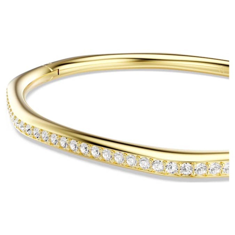 Swarovski Gold - Tone Plated Octagon Shape Round Cut White Dextera Bangle - MococoSwarovski57245809009657245810Bracelets