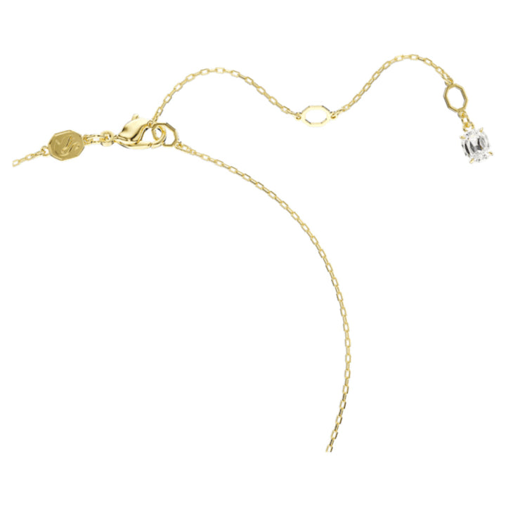 Swarovski Gold-Tone Plated Round Cut White Stilla Attract Pendant image 4