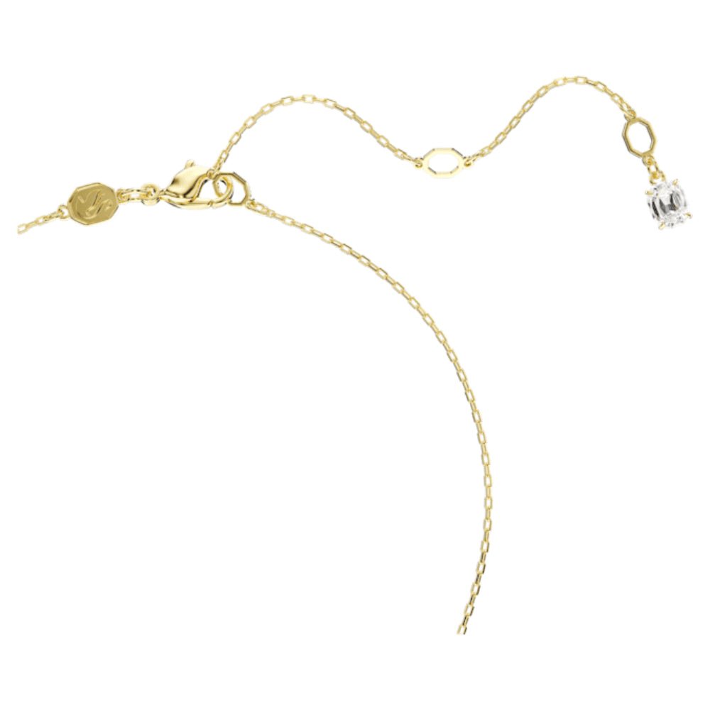 Swarovski Gold-Tone Plated Round Cut White Stilla Attract Pendant - MococoSwarovski57232989009657232988Necklaces