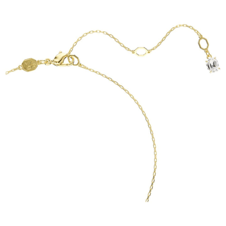 Swarovski Gold-Tone Plated Round Cut White Stilla Attract Pendant - MococoSwarovski57232989009657232988Necklaces