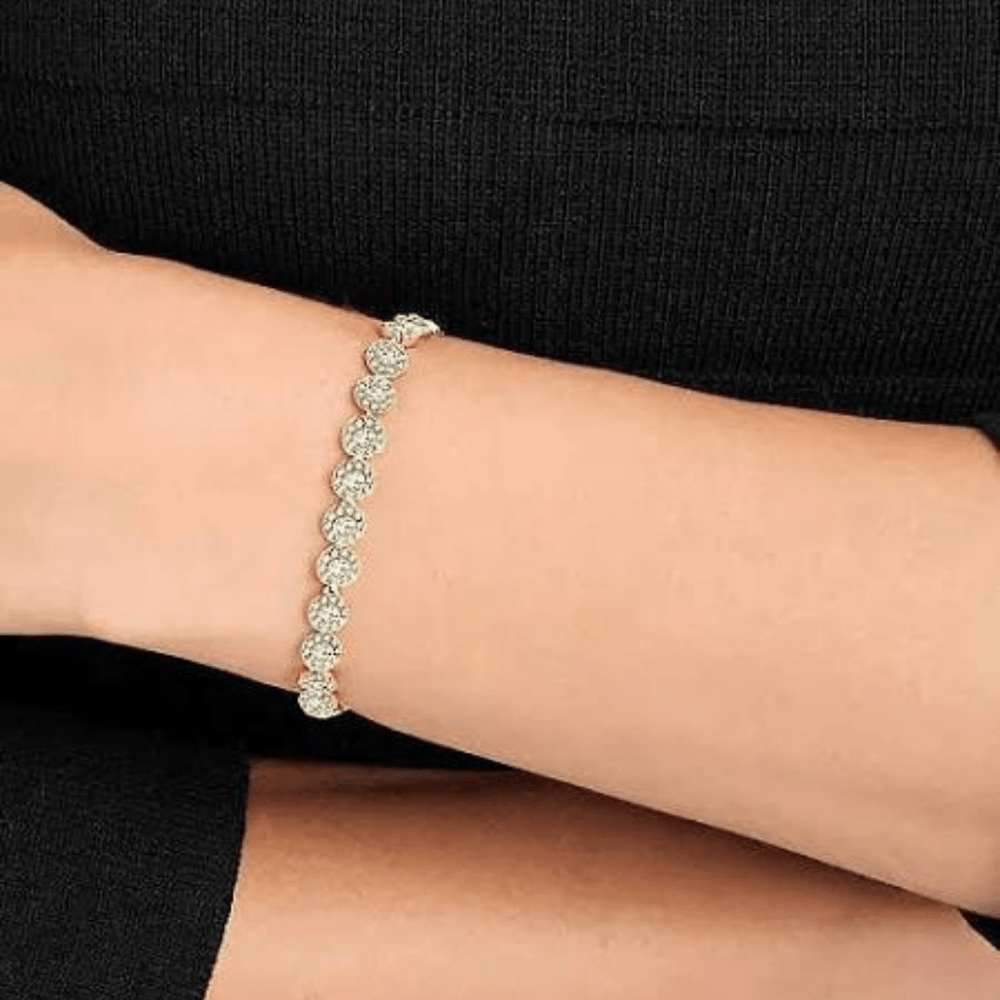 Swarovski Gold Una Angelic Tennis Bracelet - MococoSwarovski5505469Bracelets